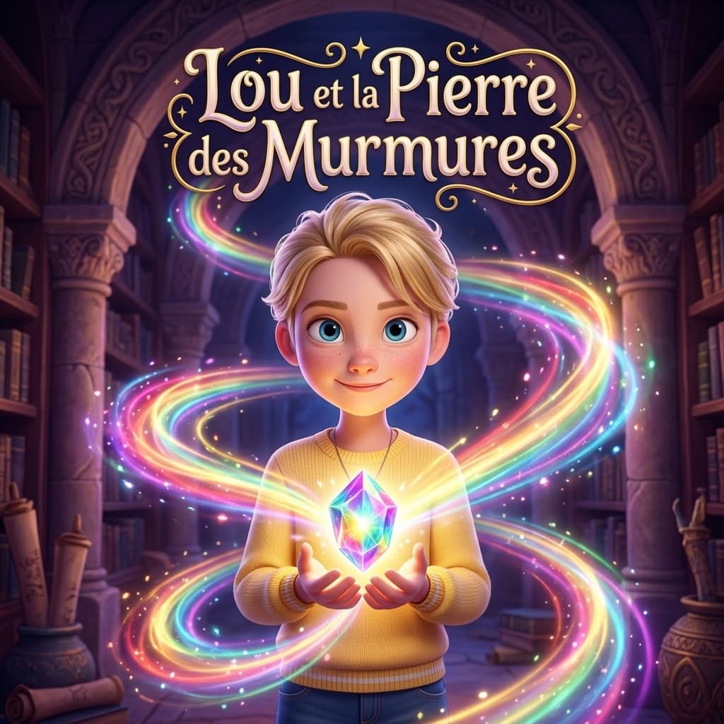 Couverture de l'histoire « Lou et la Pierre des Murmures »